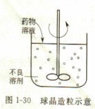 球晶造粒示意 球晶造粒示意