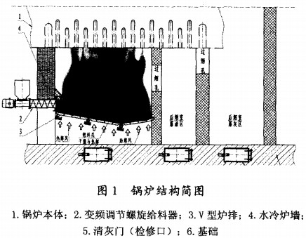 生物质锅炉结构简图 生物质锅炉结构简图