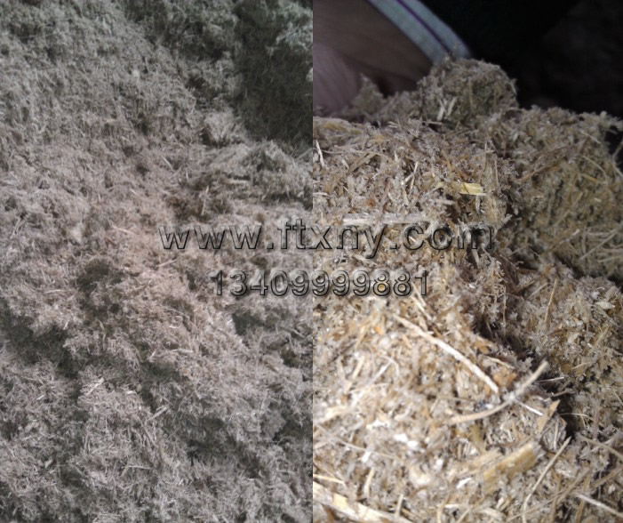 甘蔗蔗渣经秸秆压块机压制的生物质燃料